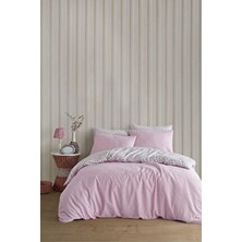 Soley %100 Pamuk Çift Kişilik Nevresim Seti Çiçekli Desen ile Solmaya Dayanıklı Mix & Match