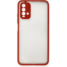 Xiaomi Redmi 9t Kılıf Montreal Silikon Kapak - Kırmızı - FKU2558-4292