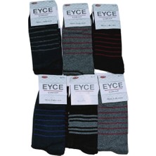 Bamido Ucuz Erkek Çorabı Çember Desenli Asorti 12 Adet