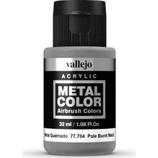 Vallejo 77704 32 ml. Pale Burnt Metal, Metal Color Serisi Model Boyası
