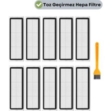 robotyedek Xiaomi H40 Uyumlu Yedek Hepa Filtre ve Temizleme Fırçası-11 Parça