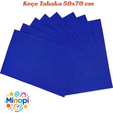Alpjoy Lacivert Keçe Tabaka 10'lu Paket 50X70 cm - 1.5 mm Kalınlık