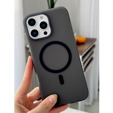 Go Aksesuar Iphone 16 Promax Gerçek Magsafe Özellikli Parmak Izi Bırakmaz Mat Şeffaf Kılıf