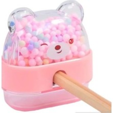 Turanyolu Renkli Köpüklü Boncuklu Kalemtıraş – Eğlenceli ve Şirin Tasarım