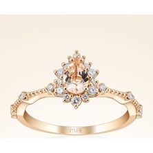 Pare Pırlanta 0,53 Karat Morganit Pırlanta Yüzük - PR01103