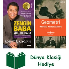 Alfa Yayınları Zengin Baba Yoksul Baba + Geometri + Dünya Klasiği Hediye