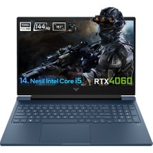 Hp Victus 16-R1057NT Intel Core I5-14500HX 9J260EA FR45 64 GB Ddr5 4 Tb SSD Rtx 4060 8gb 16,1" 144Hz Full Hd Windows 11 Pro Gaming Laptop