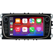 Celali Tuning Ford Focus 2 (2007-2011) Android 14 Carplay Navigasyon Multimedya - 4gb Ram 64GB HDD -Siyah- CLLG24072