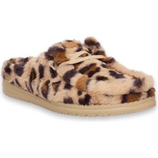 Hey Dude 44714 Wendy Slipper Leo Fur Kahverengi Kadın Terlik