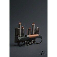 3Art Metal Saç Şekillendirme Standı | 25 mm Maşa Boyutu ile Metal Malzeme ve 2 Isı Kademesi