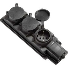 Tem Monofaze Kauçuk 3 Lü Grup Priz 1*16A