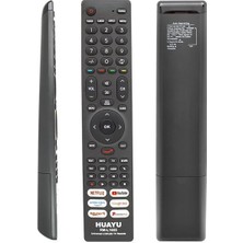 Huayu RM-L1655 Netflix-Youtube-Prime Video-Google Play Tuşlu Universal LCD LED Tv Kumandası