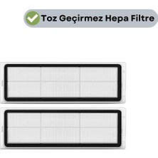 robotyedek Xiaomi H40 Uyumlu Hepa Filtre 2 Adet