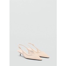 Mango Woman File Arkası Açık Topuklu Ayakkabı