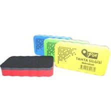 Pin Mıknatıslı Tahta Silgisi 1 Adet Farklı Renk Seçenekleriyle Pratik Kullanım