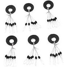 Bozok Balıkçılık Durdurucu Stoper 6 Demet 36 Adet Bej Renkli Balıkçı Stoperi