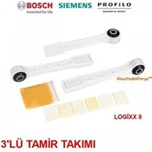 Bosch Çamaşır Makinesi Kare Amortisör Tamir Takımı Logixx 8 3'lü