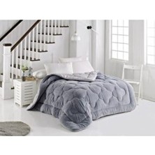 Eltex Goldrise Wellsoft Yorgan Çift Kişilik Pamuk Gri 195 x 215 cm Yumuşak ve Rahat