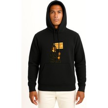 Bahriyeli Collection Kapüşonlu Düşünüyorum O Halde Silivrideyim Göğüs Tasarımlı Unisex Sweatshirt