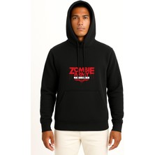 Bahriyeli Collection Kapüşonlu Zombie Army Trilogy Sniper Elite Göğüs Tasarımlı Unisex Sweatshirt