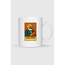 Bahriyeli Collection  Karl Marx Sosyalizm Tasarımlı Kupa Bardak