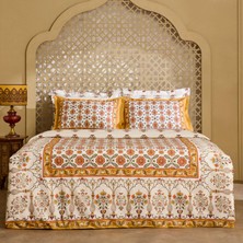 Karaca Home Zahara Çift Kişilik Nevresım Takımı Hardal