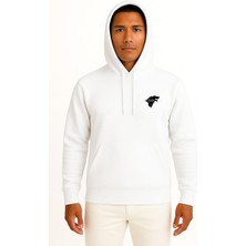 Bahriyeli Collection Kapüşonlu Winter Is Coming Game Of Thrones Cep ve Sırt Tasarımlı Unisex Sweatshirt