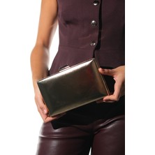 Luvi Ivan Altın Cilt Kadın Abiye Çanta