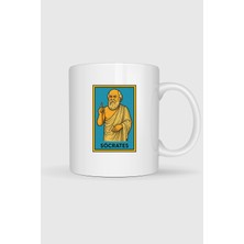 Bahriyeli Collection  Socrates Filozof Tasarımlı Kupa Bardak