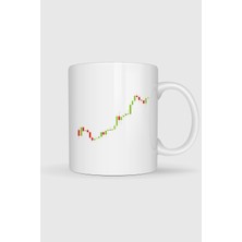 Bahriyeli Collection  Forex Trading Backdrop Template Tasarımlı Kupa Bardak