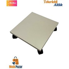Özel Yapım Tekerlekli Damacana Altlığı, Saksı Altlığı, Tüp Altlığı, Tekerlekli Taşıyıcı, 100KG Kapasite