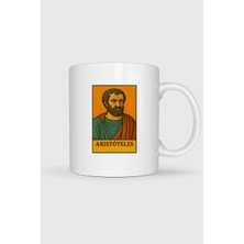Bahriyeli Collection  Aristoteles Matematik Filozofu Tasarımlı Kupa Bardak