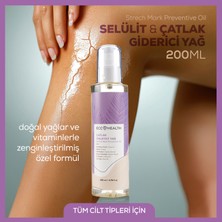 Ecc Health Sıkılaştırıcı ve Selülit & Çatlak Giderici Yağ 200 ml | Hamilelik ve Sonrası Kullanıma Uygun, Doğal Bitkisel Formül