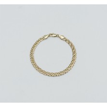 Mavika Jewellery 14K Gold Plated Modern Hasır Bileklik