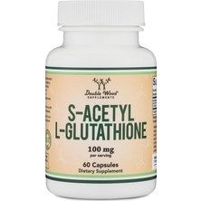 Double Wood S-Acetyl Liposomal L-Glutathione Antioxidant 100MG 60 Caps