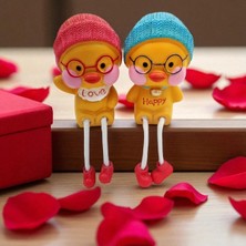 Alpjoy Çift Seramik Oturan Ayaklı Hediyelik Biblo