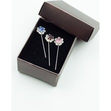Liveyn Design Kristal Taşlı Başörtüsü Iğnesi