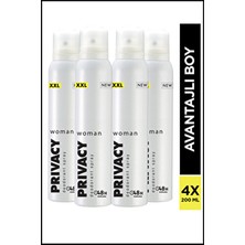 Privacy Woman Kadın Deodorant 4X200 ml