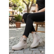 Fort 1186 Rahat Sıcak Astar Kaymaz Taban Fermuarlı Kadın Bot