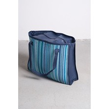 Woof Home Unisex Özel Renkli Plaj Çantası-Piknik Çantası-Günlük Kullanım Modern Çanta