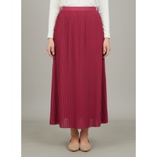 Miostil Piliseli Etek-Kırmızı