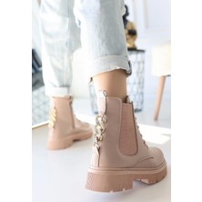 Skygo Harte Nude Cilt Bağcıklı Bot