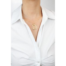 Liveyn Design Ince Zincir Harf Kolye D Harfi