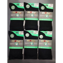 Dündar Plus 6999 Unisex Bambu Diyabetik Dikişsiz 4 Mevsim Çorap 12 Adet