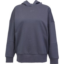 Reebok Lux Oversızed Hoodıe Havacı Mavı Kadın Sweatshirt