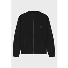 Boss Logolu Regular Fit Kolej Yaka Çift Kullanımlı Bomber Ceket Erkek Ceket 50544009 001