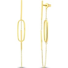 Assos Pırlanta Altın Tasarım Küpe - 14K