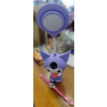 Ada Çanta Kırtasiye Bileklik Hediyeli Kuromi Melody Figürlü Şarjlı Kalemtraşlı Masa/gece Lambası AD5213