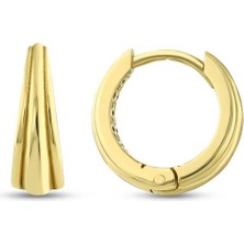 Assos Pırlanta Altın Halka Küpe - 14K