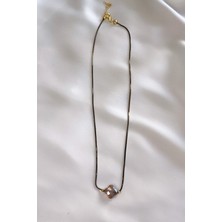 Liveyn Design Kristal Yonca Uçlu Kolye